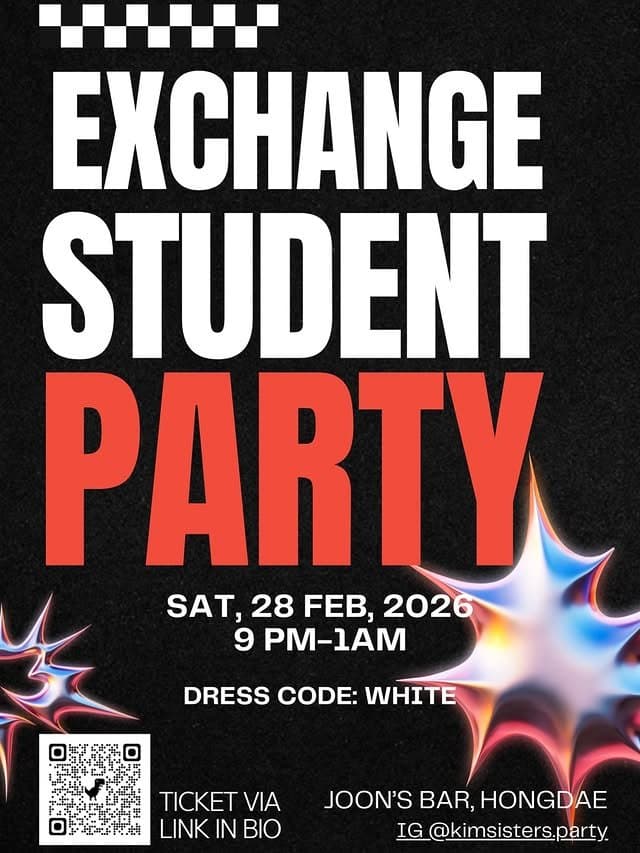 EXCHANGE STUDENT PARTY - WHITE PARTY